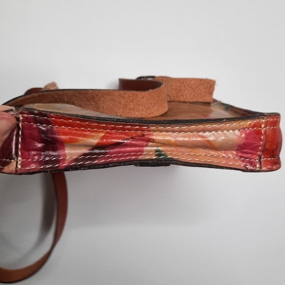 Patricia Nash Venezia Floral Leather Crossbody Bag - Picture 5 of 8